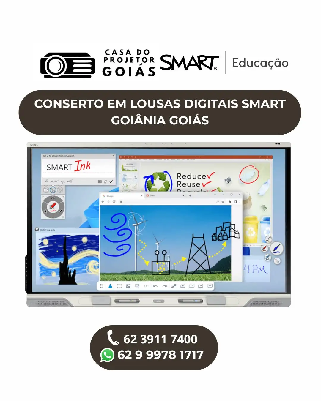 CONSERTO EM LOUSAS DIGITAIS SMART GOIÂNIA GOIÁS