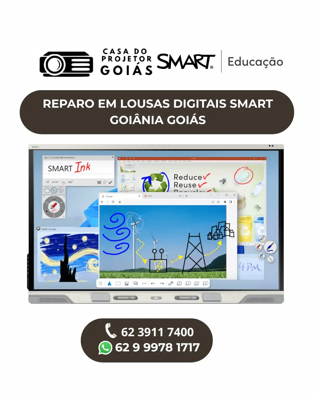 REPARO EM LOUSAS DIGITAIS SMART GOIÂNIA GOIÁS